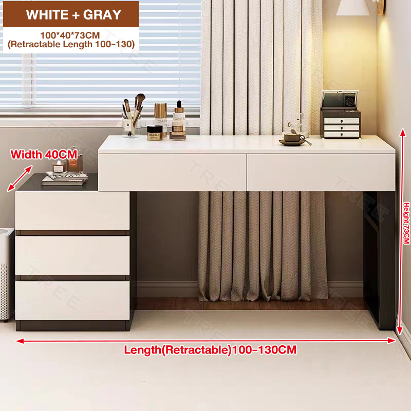 Modern Minimalist Makeup Table with Drawers Vanity Table Dressing Table