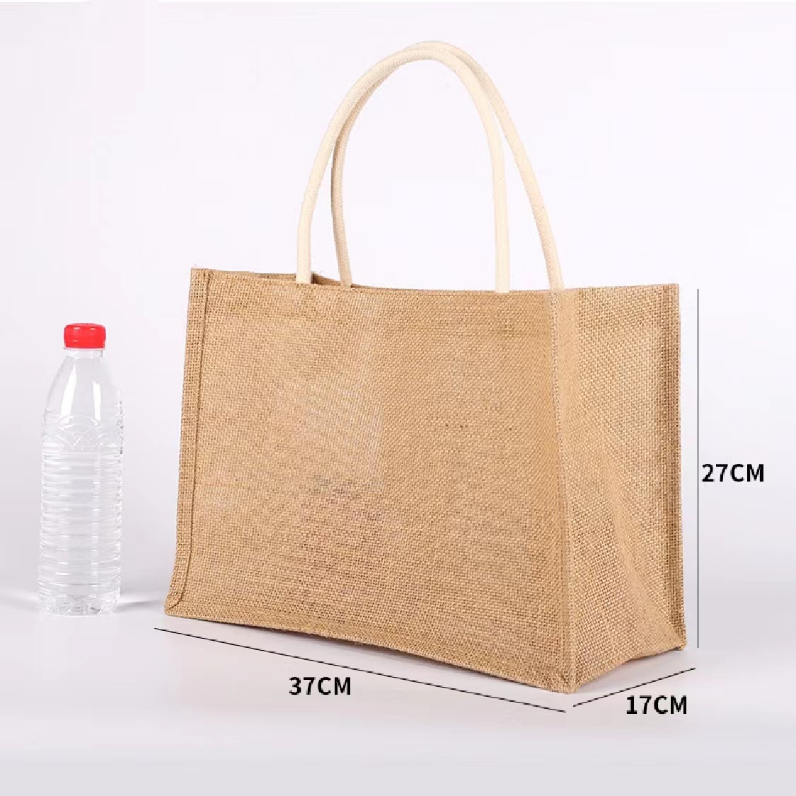 Abaca Tote Bag Burlap Linen Jute Hemp Handbag Eco Friendly Suitable For