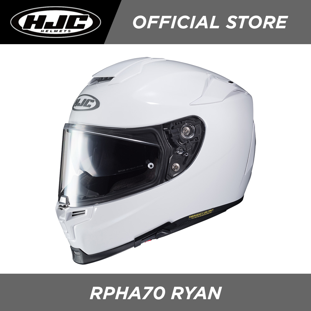 Hjc rpha hot sale 70 pearl white