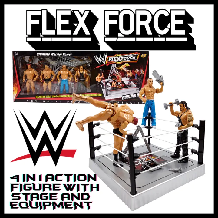 wrestling toy set