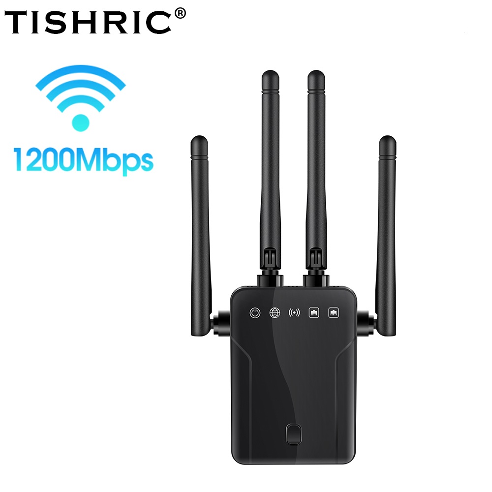 Tishric 2.4g5g Wifi Extender Gigabit Router Wifi Vpn Wireless 1200mbps 