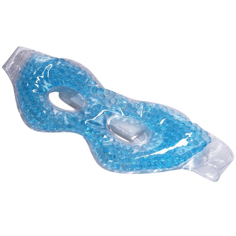 Hot Cold Sleeping Eye Mask Ice Cool Blue Compress Gel Eyeshade Fatigue