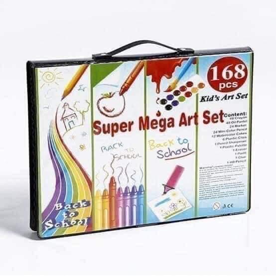 Shop GENERIC Tinweety Super Mega Art Set for Kids - 168 Pcs