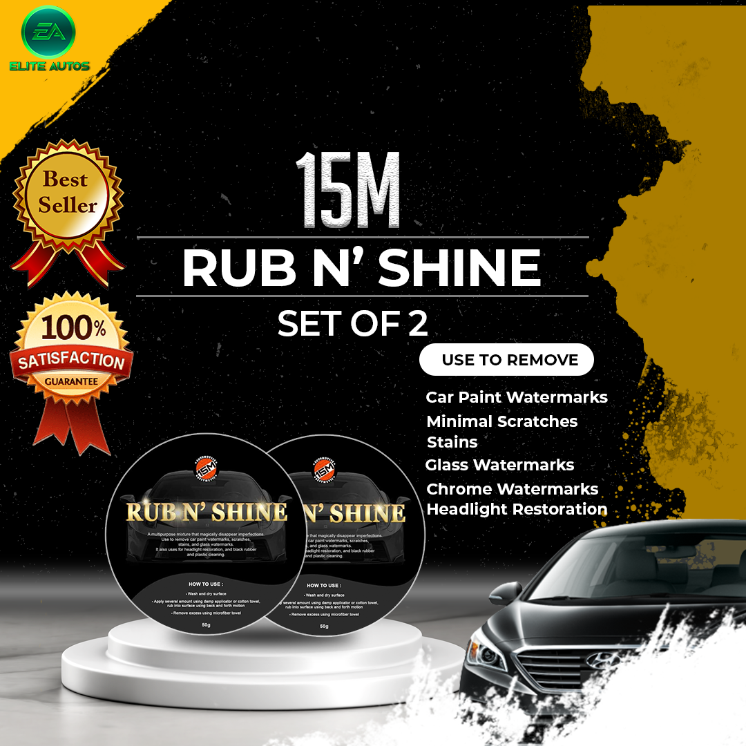 BEST SELLING ORIGINAL 15M RUB N' SHINE (SET OF 2) Car Scratch Remover