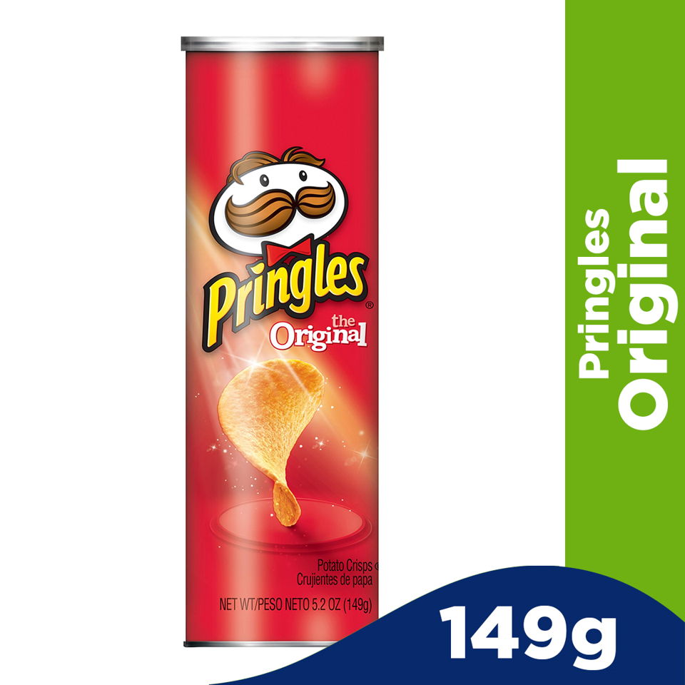 Nutrafinity Pringles Potato Crisp Chips 149g (Original Flavor) - Snacks ...