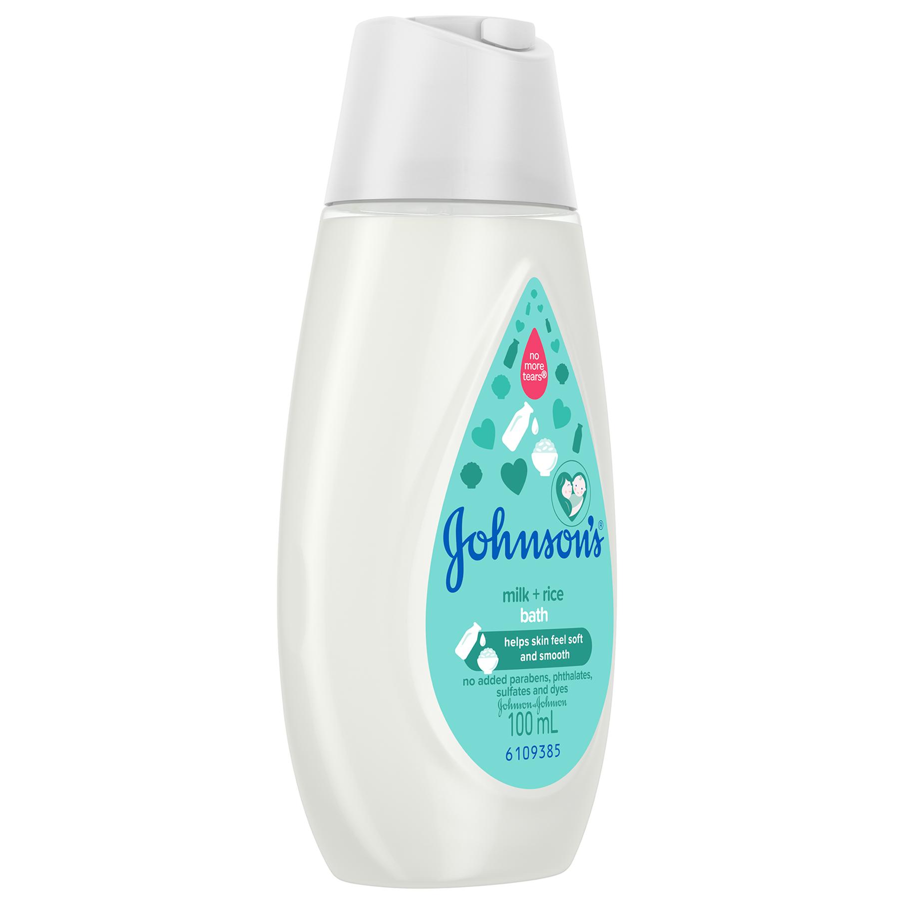 johnson and johnson milk and rice bath