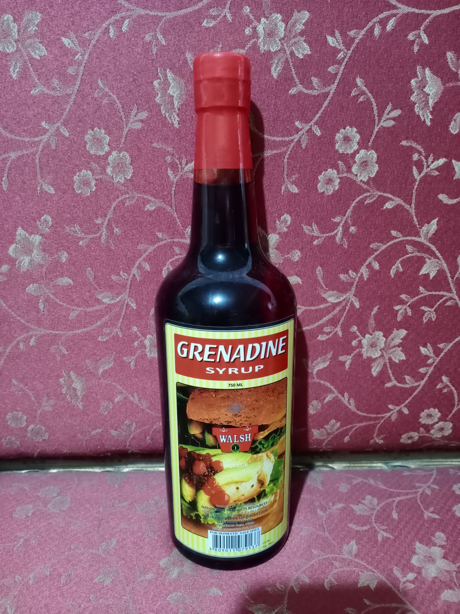 750ml Grenadine Syrup for Shirley Temple Drink Lazada PH