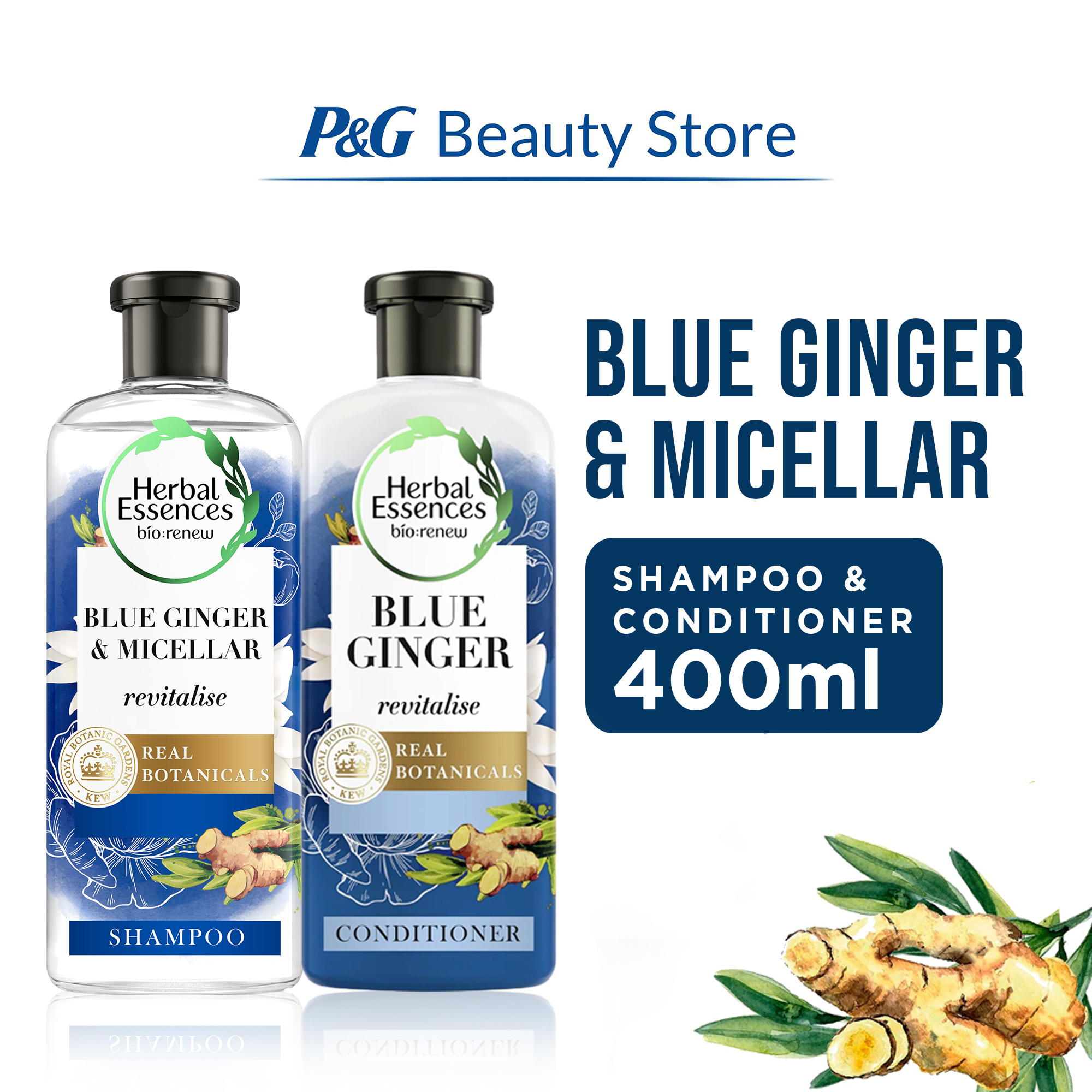 Herbal Essences Bio Renew Revitalize Blue Ginger & Micellar 90