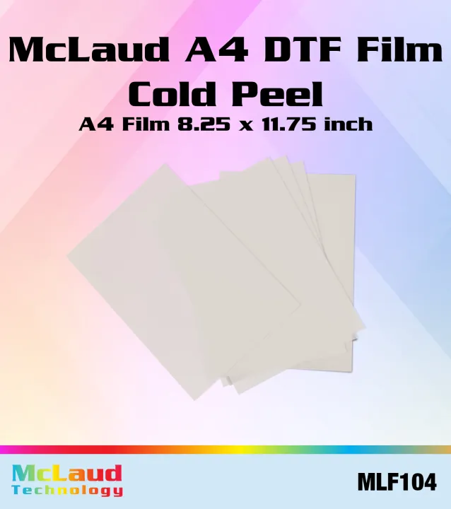 Mclaud Dtf Film 8 1 4 X 11 3 4 Cold Peel 1000pcs Lazada Ph