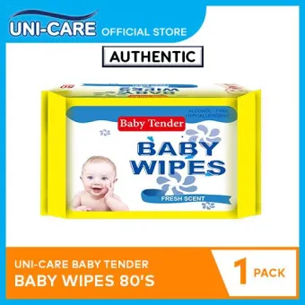 1 pack of baby wipes