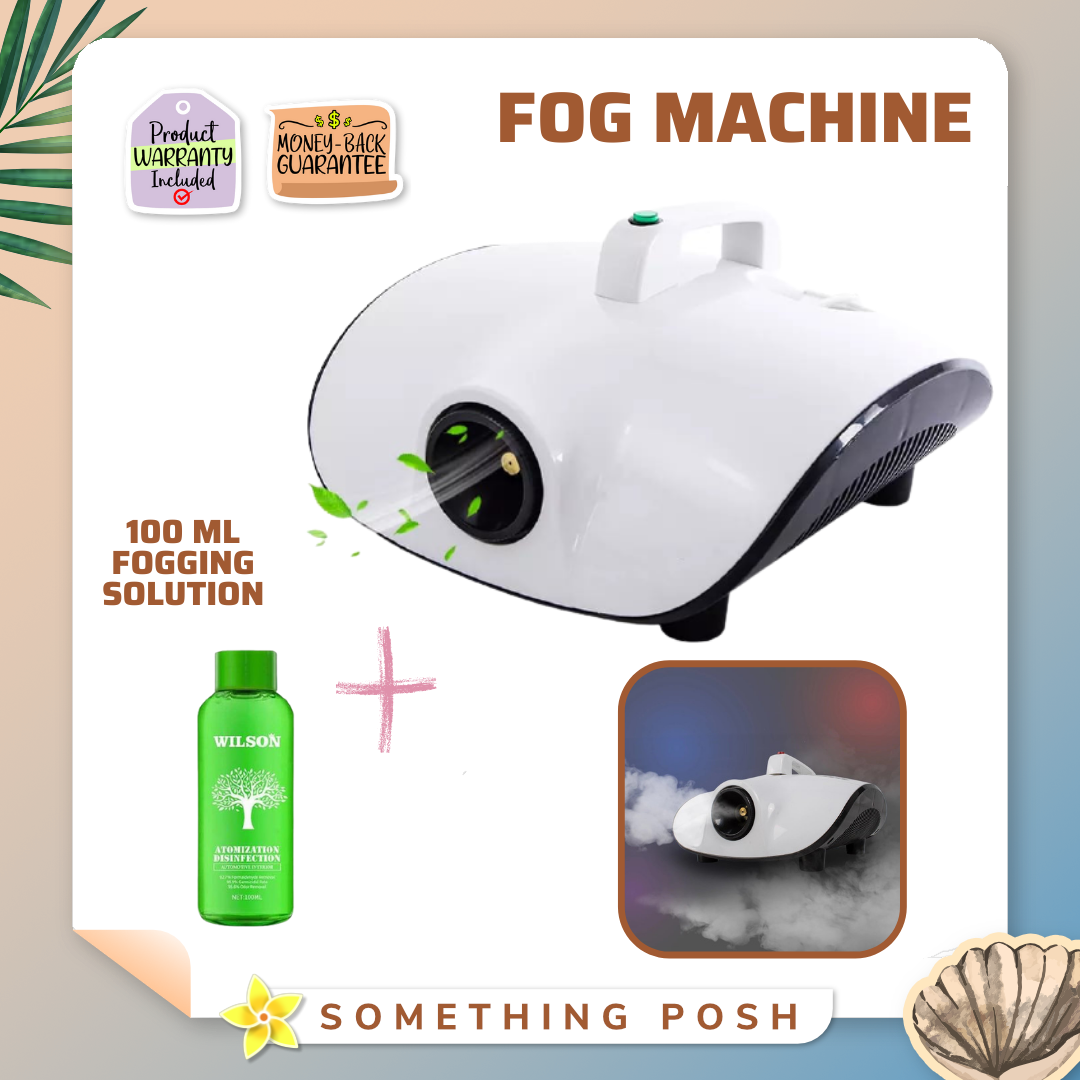 Turtle Type Fog Machine with 100 ml Fogging Solution l Disinfect