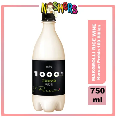 Noshers Kooksoondang Makgeolli Korean Traditional Rice Wine Prebio 100 Billion Prebiotics Makgeolli 750ml