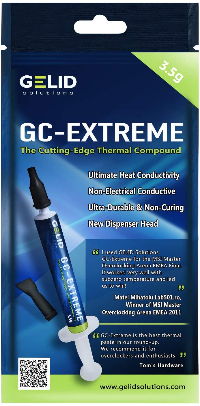 GELID Solutions GCExtreme Thermal Paste for GPU and CPU. High