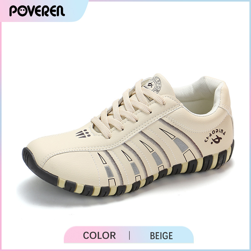 POREVEN Women Shoes on sale Original Shoes for Girls Women Korean Style 2022 Sports Running
