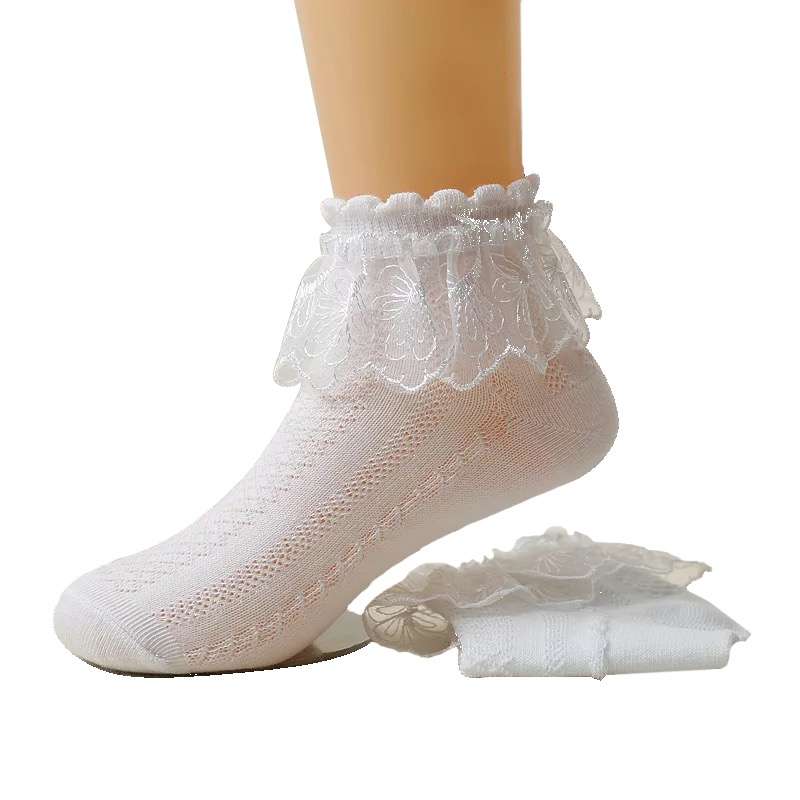 womens frilly socks