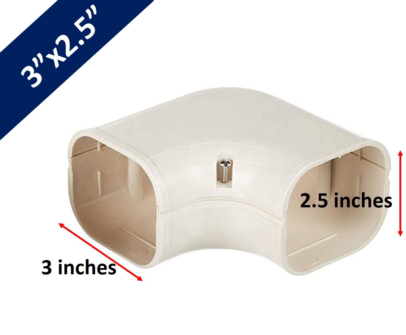 3x2.5inches PVC Molding Elbow - Horizontal | Lazada PH