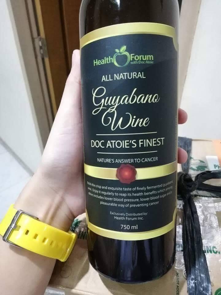 PB guyabano wine zynergia (750ml) dr. atoie
