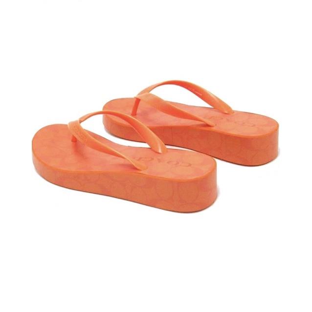 COACH wedge Lynn Flop Orange Size 8 only | Lazada PH