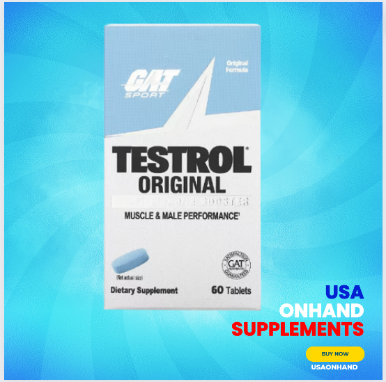 USAOnhand GAT, Testrol Original, Testosterone Booster, 60 Tablets Lazada PH