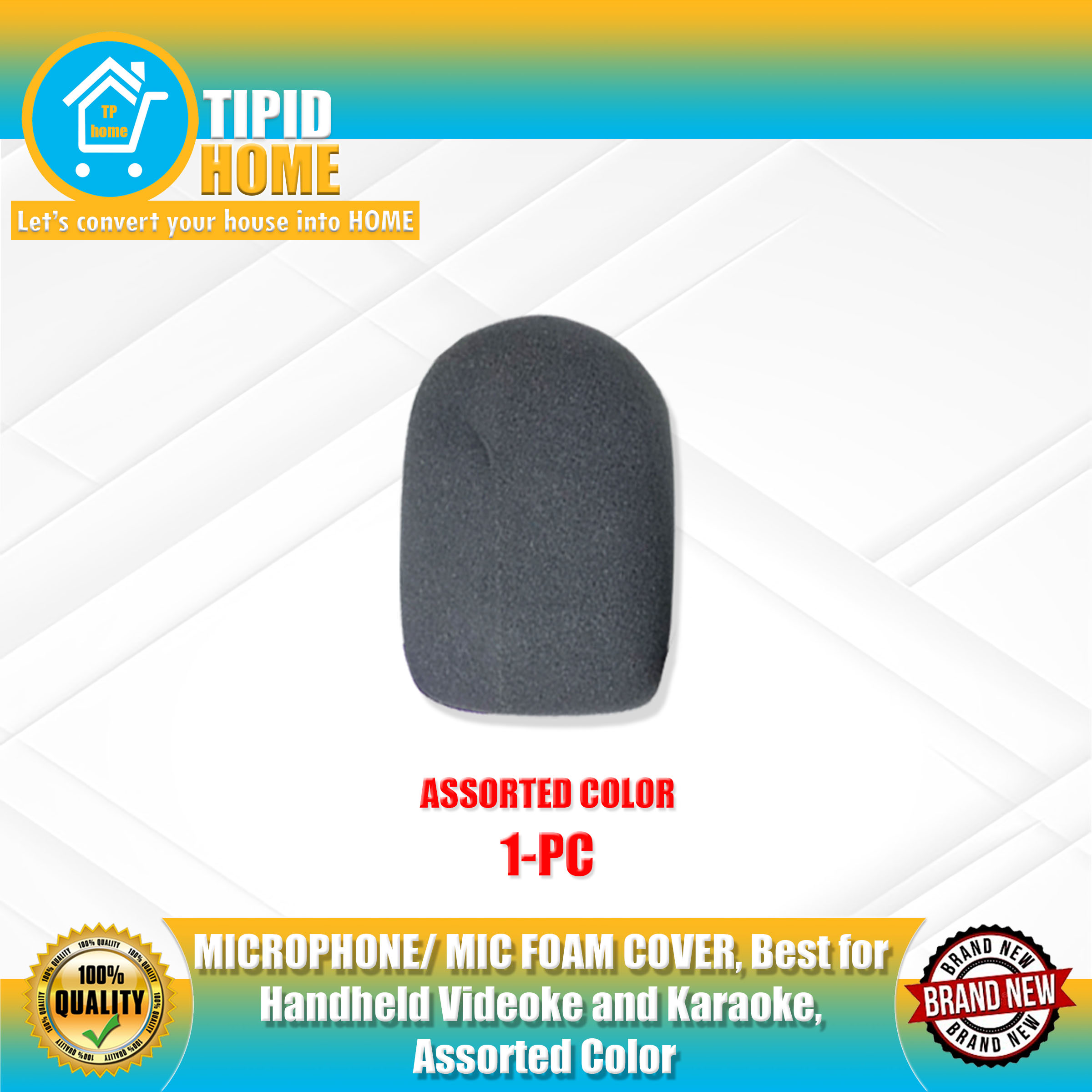 MICROPHONE/ MIC FOAM COVER, Best for Handheld Videoke and Karaoke