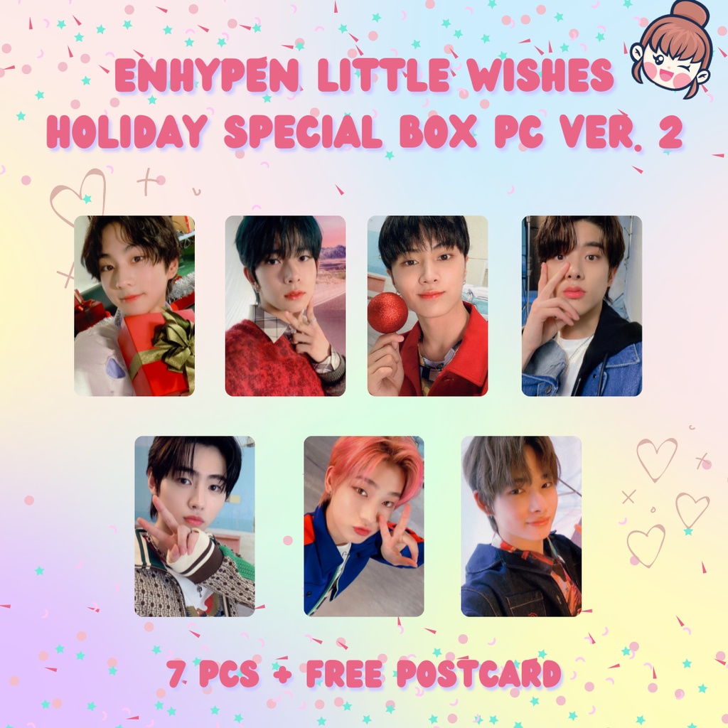 ENHYPEN Little Wishes Holiday Special Box Photocards | Lazada PH