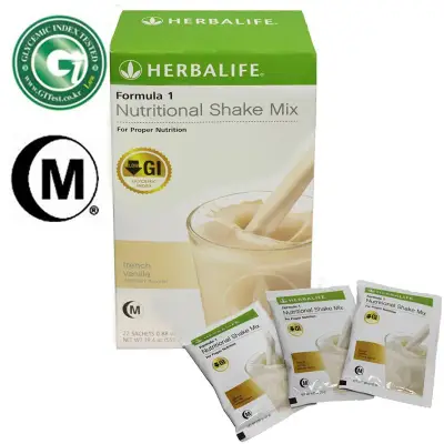 Herbalife F1 Nutritional Shake Mix French Vanilla Sachet 22 pcs