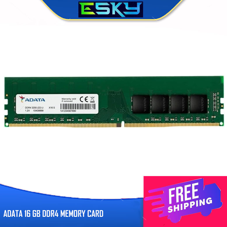 ADATA Premier 16GB (1x16GB) DDR4 3200MHz CL22 PC4-25600 260-Pin SODIMM  Memory RAM Single Pack(AD4S320016G22-SGN) at