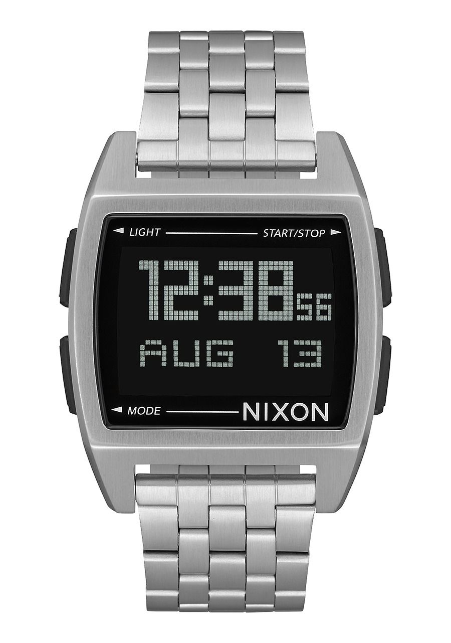 digital watch silver