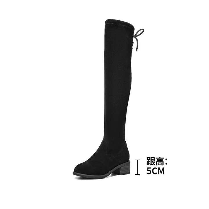 cloth thigh high boots