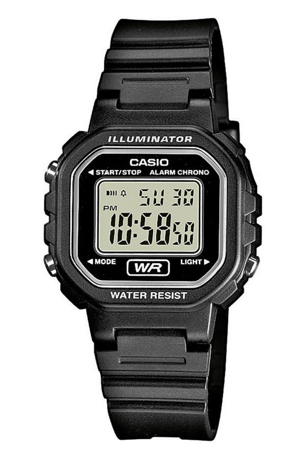 Casio Digital La wh 1adf Black Rubber Strap Women S Watch Review And Price
