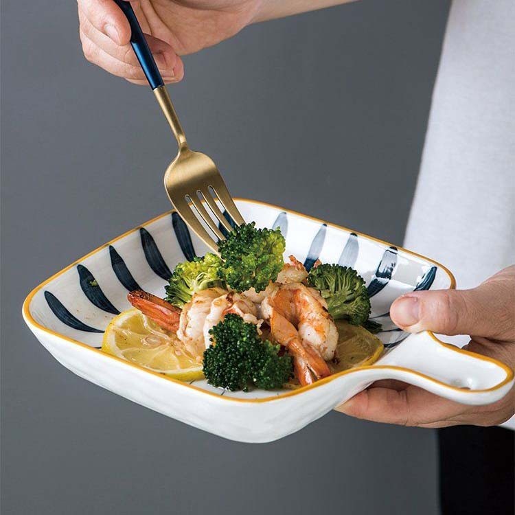 Jollibee Spaghetti Pan 4 pcs. Ceramic Baking Pan Plate Set Japanese