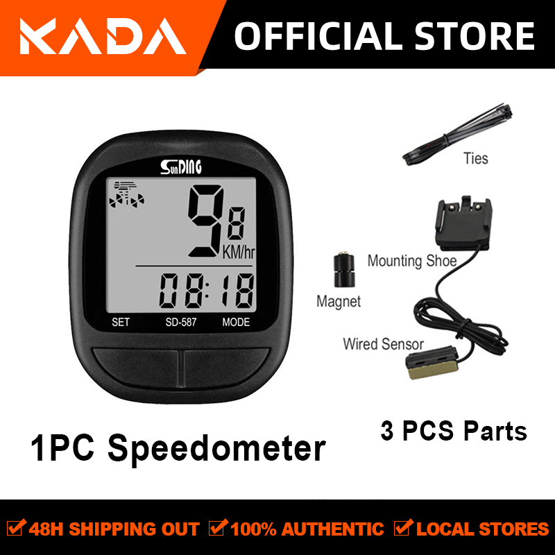 KADA Speedometer for MTB Road Bike Cycling Computer Wired Codemeter SD ...