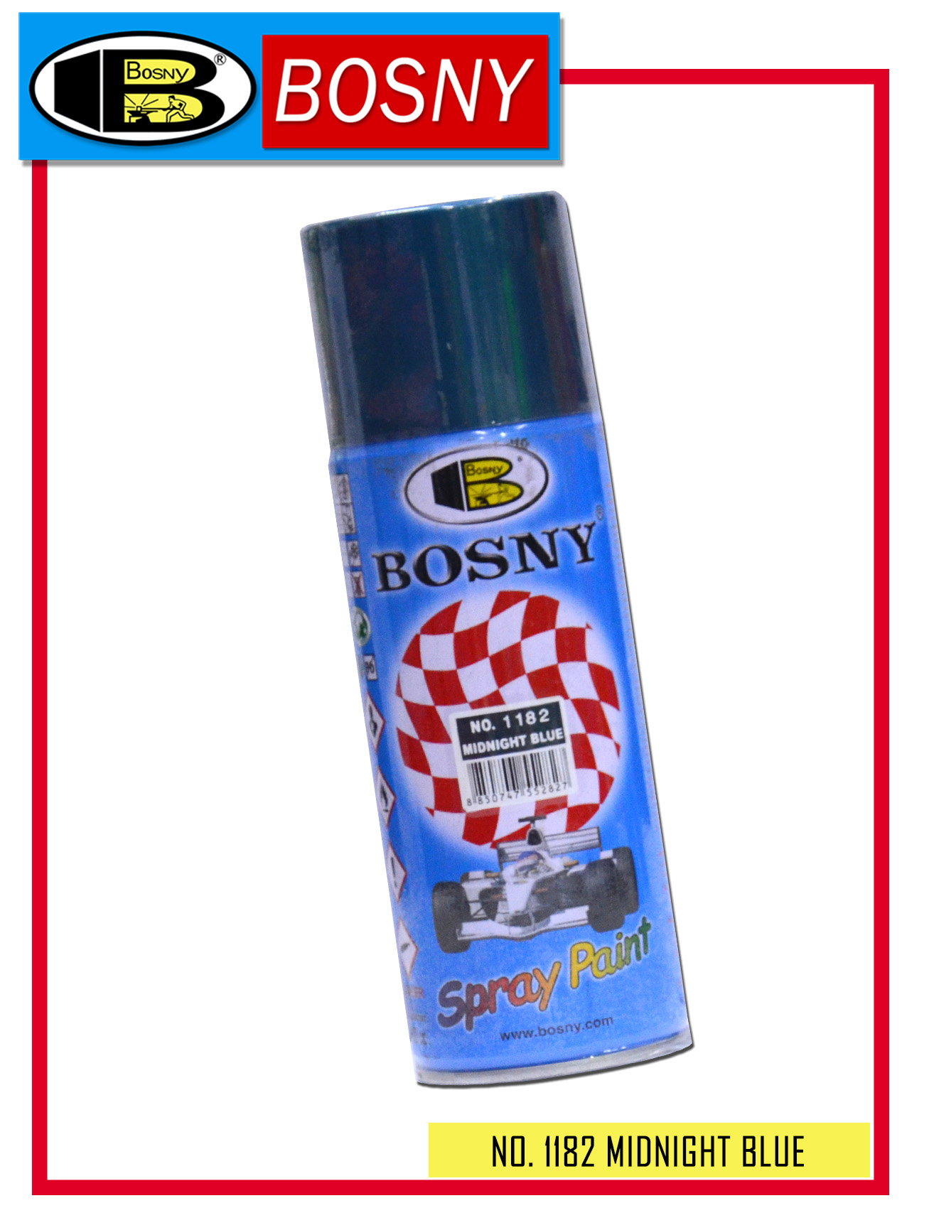 Bosny Spray Paint No. 1182 Metallic Midnight Blue Lazada PH