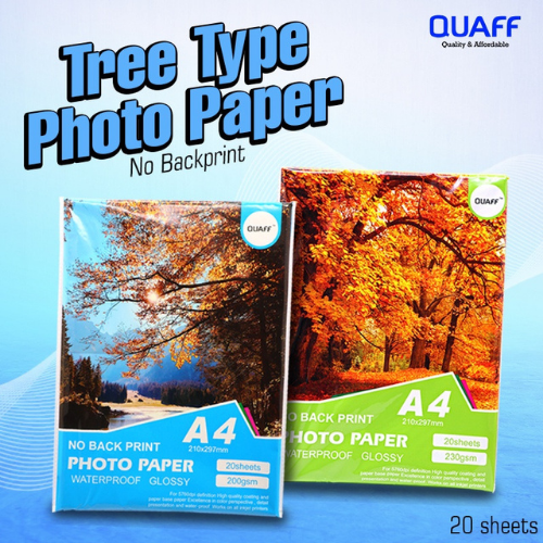 QUAFF A4 230GSM Photopaper (NO BACK PRINT) - Comcard