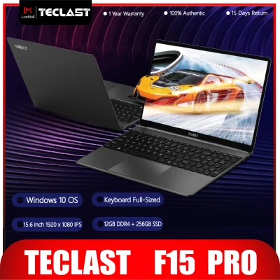 NEW 2021 Teclast 15.6 inch F15 Pro Intel Core i3 Laptop Notebook Play gta v computer Notebook DDR4 12GB SSD 256GB Windows 10 OS With Silent Cooling Fan1 year warranty