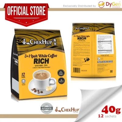 Chek Hup 3 in 1 Ipoh White Coffee Rich (40g x 12s)