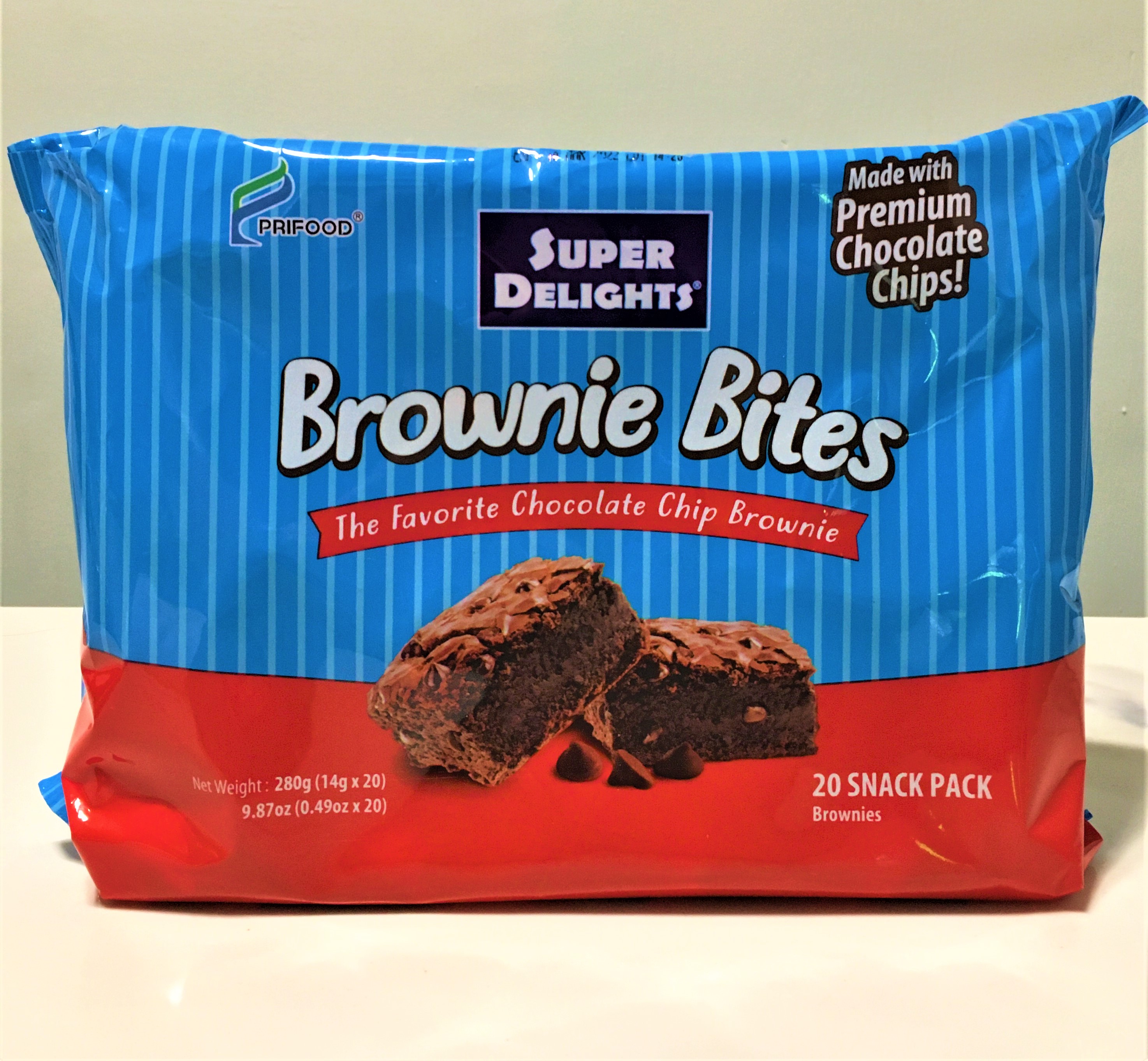 SUPER DELIGHT BROWNIE BITES CHOCOLATE CHIPS BROWNIE 280G | Lazada PH