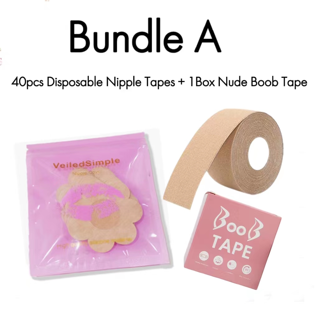 thumbnail image 2 of Body Tape Breast Lift Tape For Large Breasts(2 Packs), Kinesiology Recovery Tapes Breathable Breast Tape 2 of 14