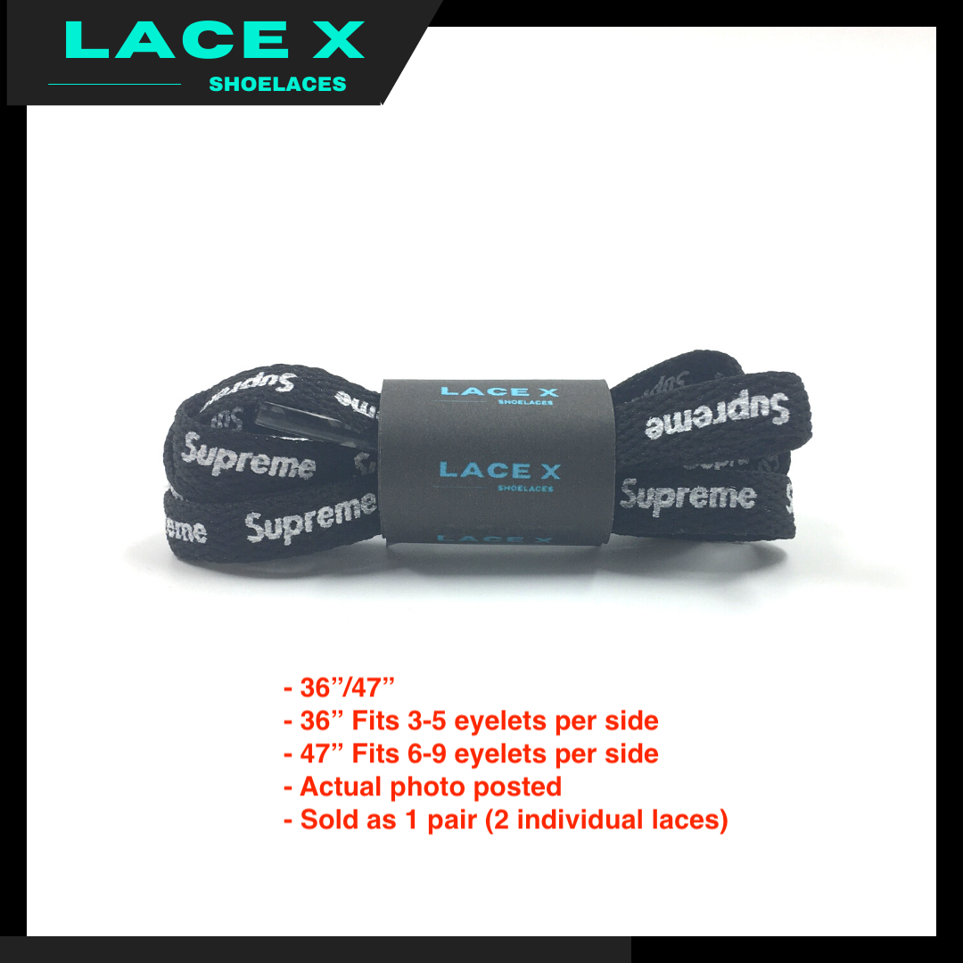 36"/47" Supreme Shoelaces (For Adidas, NMD, Boost, UB, Vans) Lazada PH