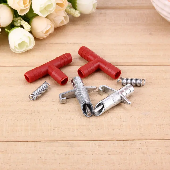 10 Sets Automatic Water Feeder Spring Waterer Drinker Poultry