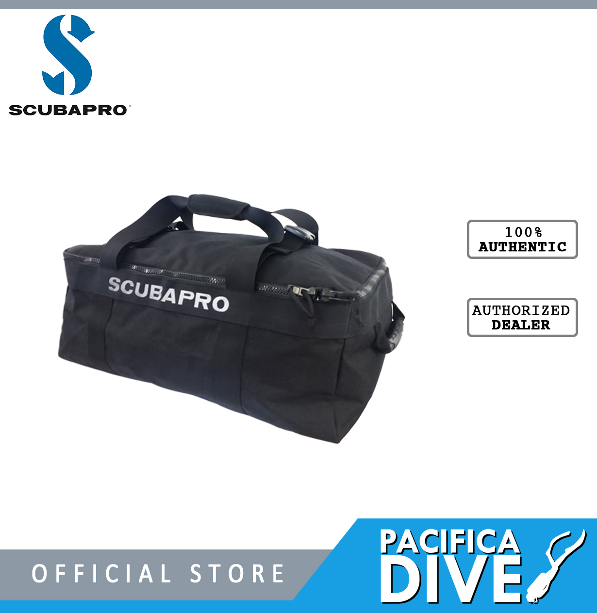 SCUBAPRO, Duffle Bag Heavy Duty, Black Lazada PH