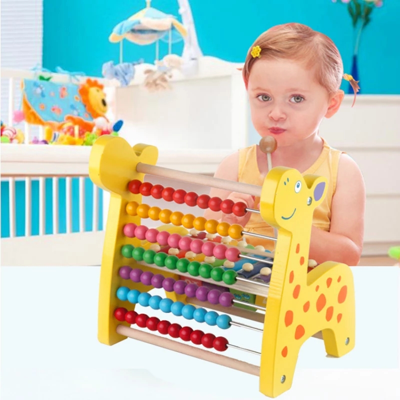 Yellow Deer Wooden Rack Baby Music Perception Harp Xylophone Toys Early