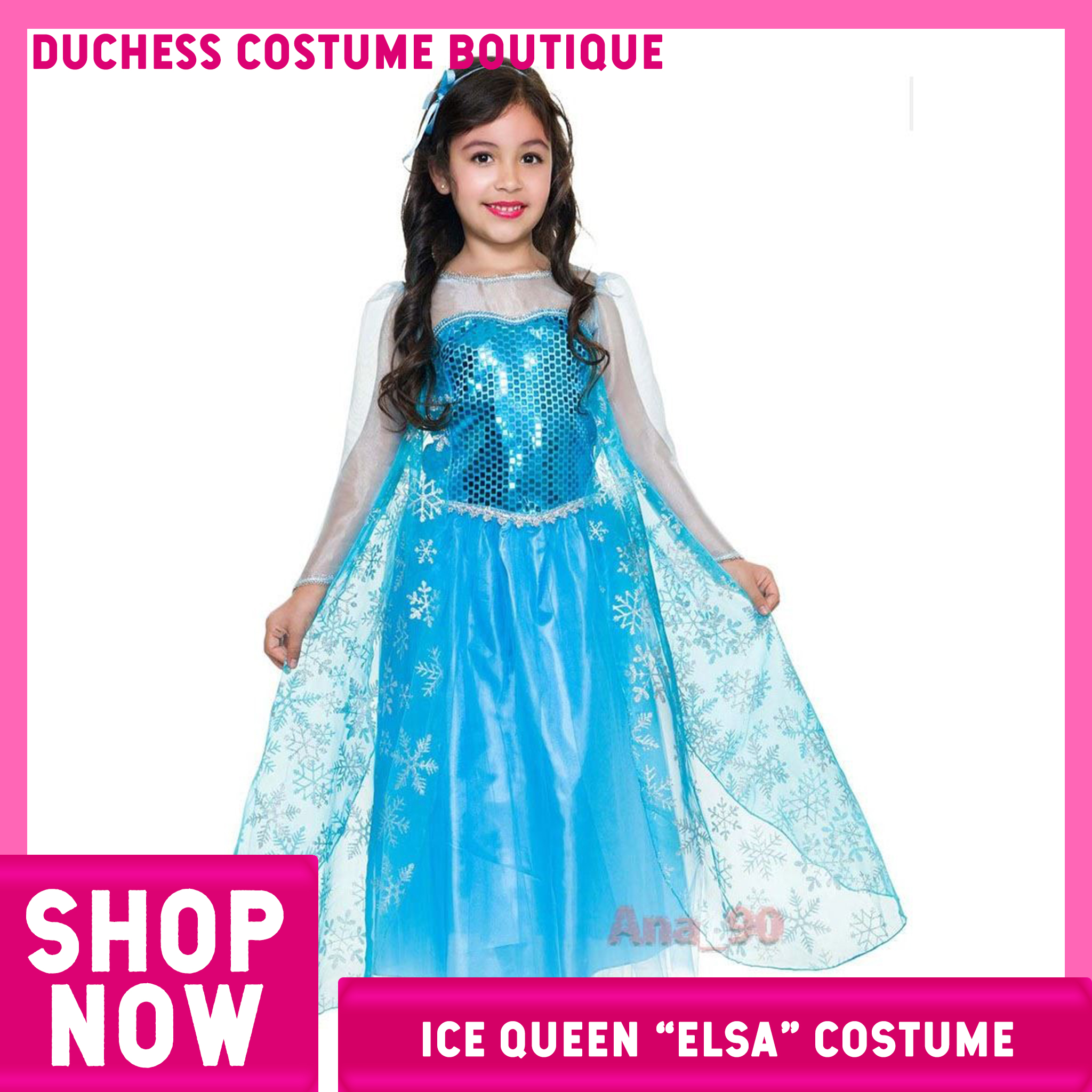 Ice Queen Costume Frozen Elsa Costume for Girls Size Largw 1012 years