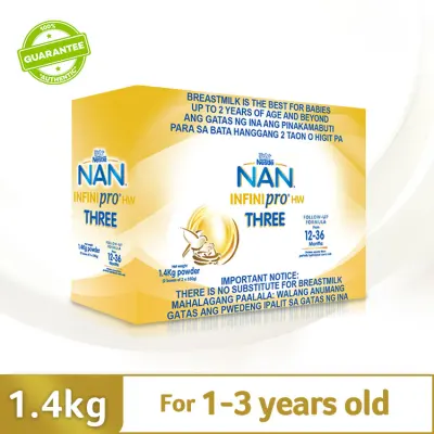 NAN® InfiniPro® HW Three Milk Supplement for Children 1 - 3 Years Old 1.4kg