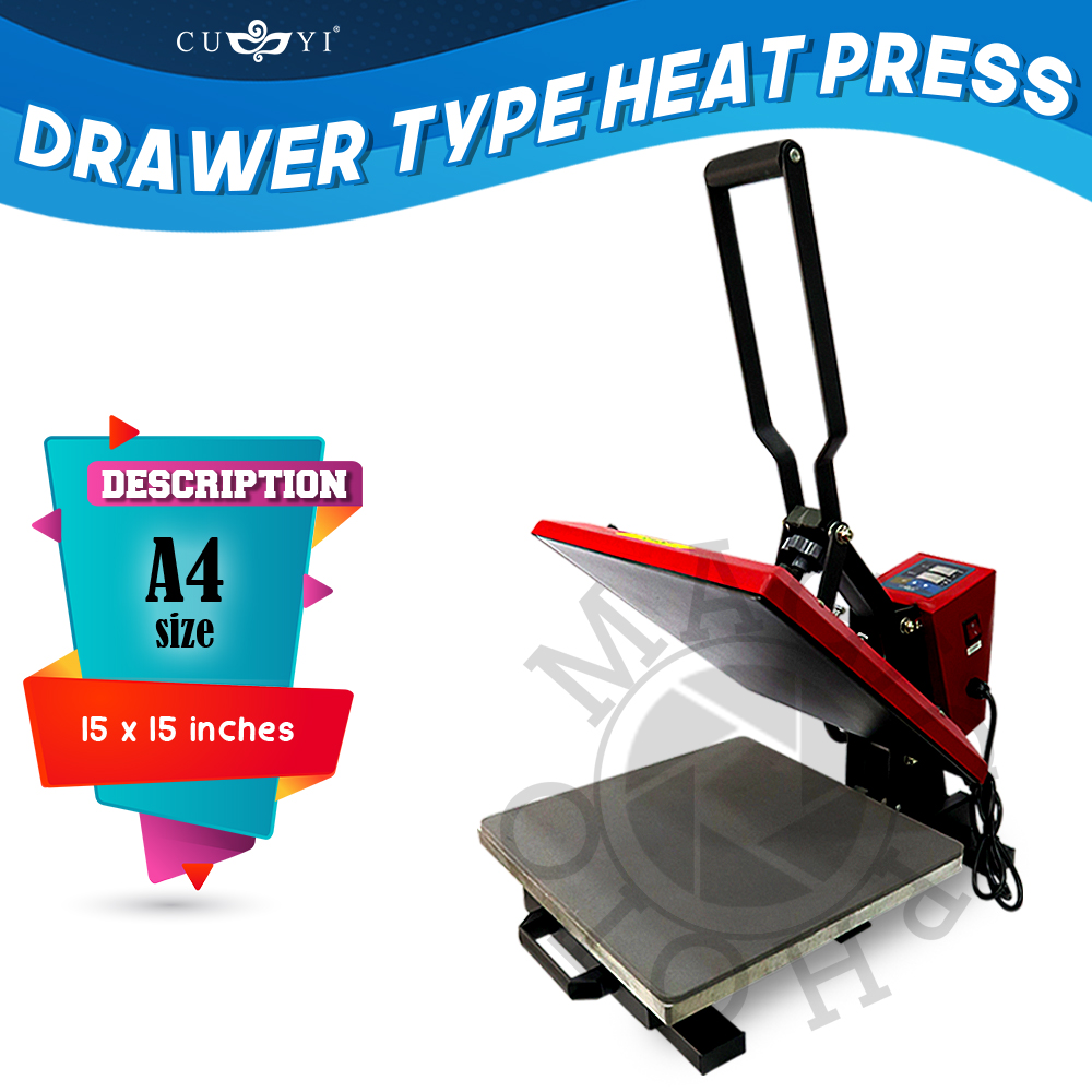 Magic photo00 A4 Size Drawer Type Heat Press Machine CUYI Brand (15 *