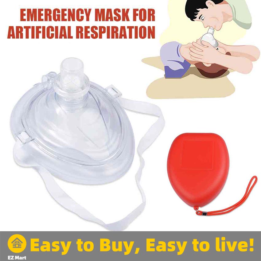 Artificial Respiration OneWay Breathing Valve Mask First Aid CPR