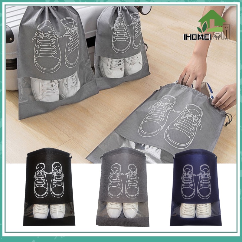 Personalized shoe shop bags for travel