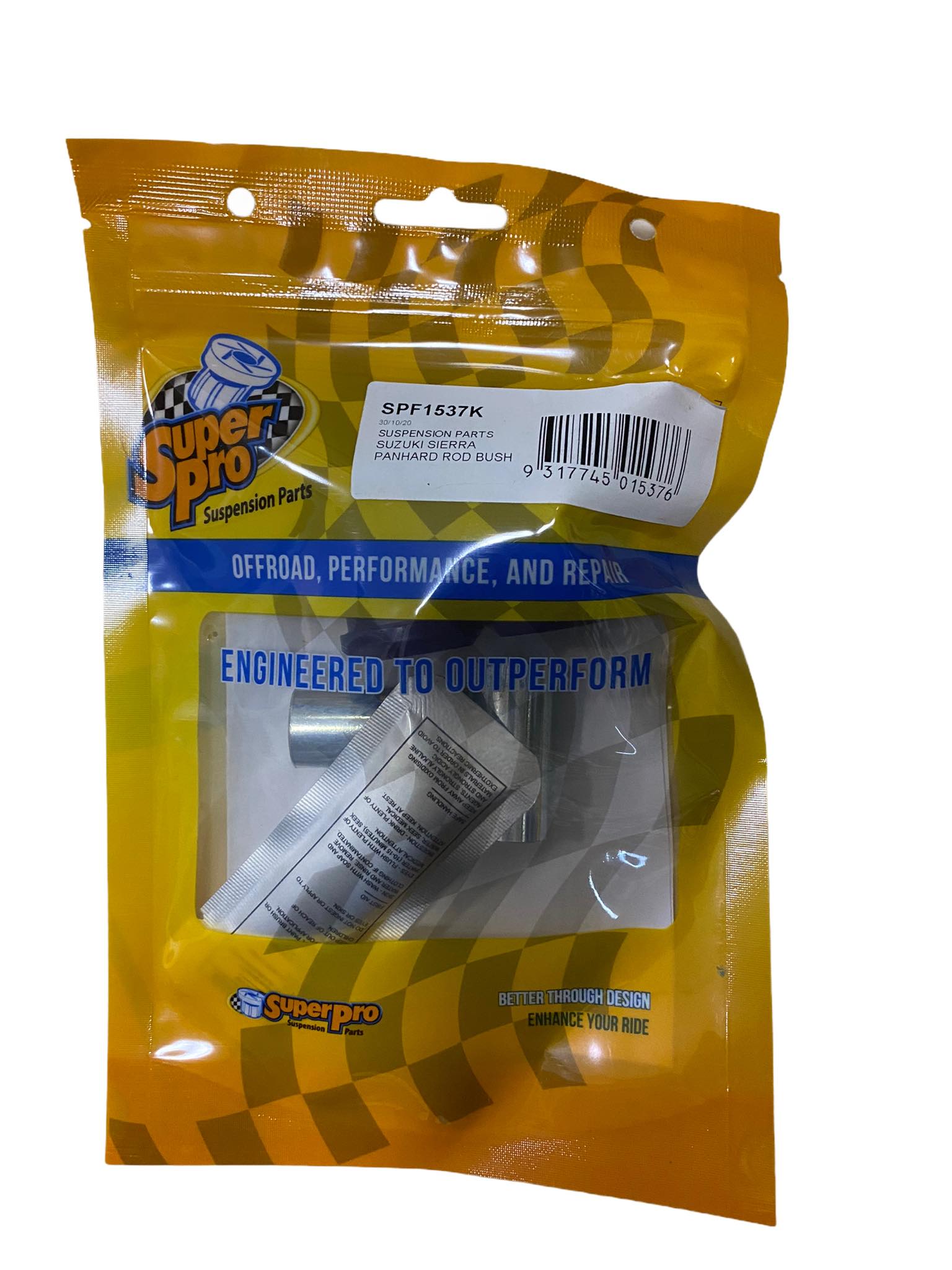 SUPERPRO SPF1537K (JIMNY '88'18,JIMNY '18ON PANHARD ROD BUSH KIT