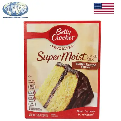 IWG BETTY CROCKER Favorites Super Moist Cake Mix Butter Recipe Yellow 432g