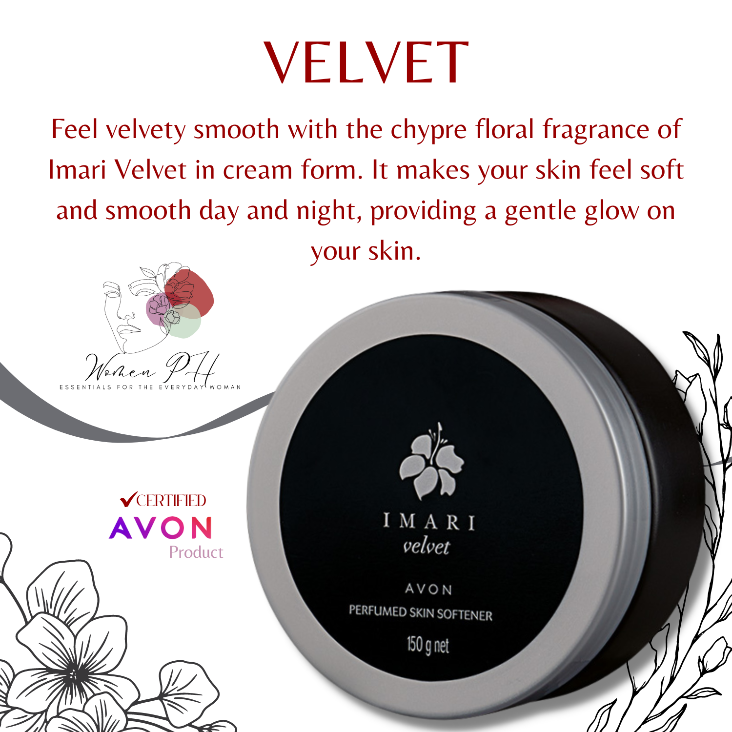 Imari and Far Away Skin Softener 150g, Imari Classic, Seduction